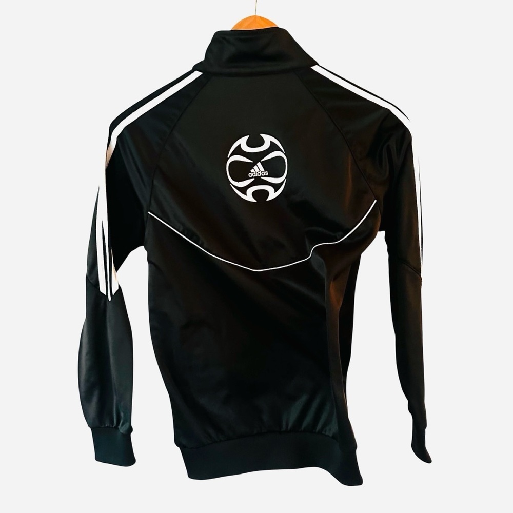 ADIDAS  World Cup Soccer Track jacket Front Pockets Work out sz Medium
